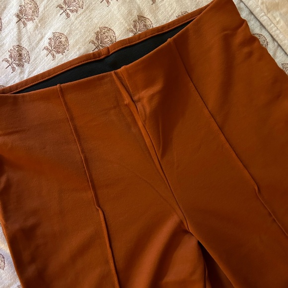 Burnt orange, pleated flare trousers. A New Day, a Target Brand. - Picture 3 of 4